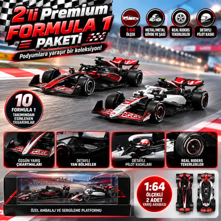 hediyelik JMM89 Hw Premıum Race 2-PK Ast