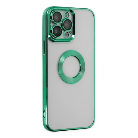 hediyelik Apple İphone 14 Pro Max Kılıf Slot Silikon - Köknar Yeşili
