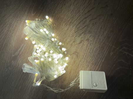 hediyelik 10m 100 Led Damla Uçlu Gün Işığı Şeffaf Kablo Mz-17-4