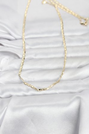 hediyelik CM 14K Gold Renk Gemici Zincir Model 60 cm Kadın Kolye