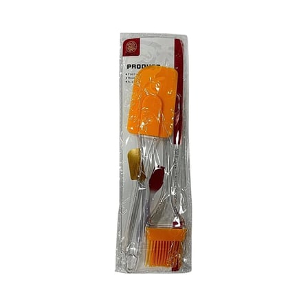 hediyelik 2'li Silikon Spatula ve Fırça Seti
