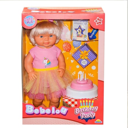 hediyelik 40021 Bebelou Doğum Günü Bebek 40 cm