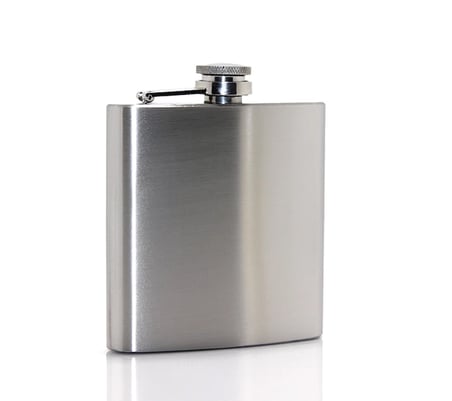 hediyelik Paslanmaz Çelik 5 Oz Tekli Matara Alk38