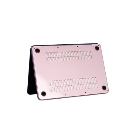 hediyelik Apple MacBook Neo Şeffaf Macbook Kapak - Pembe