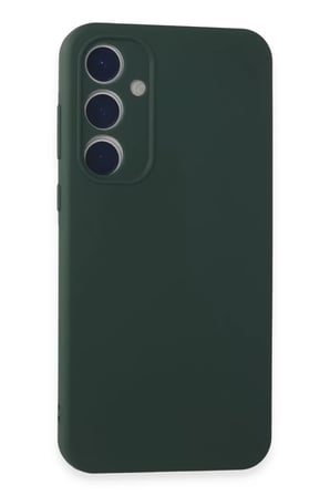 hediyelik Samsung Galaxy A15 4G Kılıf First Silikon - Koyu Yeşil