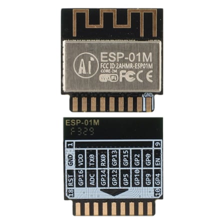 hediyelik Ai-Thinker ESP-01M WiFi Modülü ESP8285 Çip Yerleşik Antenli Kablosuz Haberleşme Kartı
