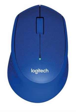 hediyelik M330 Sessız Kablosuz Usb Optik Mouse Mavi 910-004910