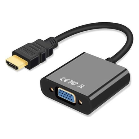 hediyelik PM-2162 HDMI TO VGA Aktif Görüntü Çevirici Dönüştürücü Adaptör Ses Çıkışsız