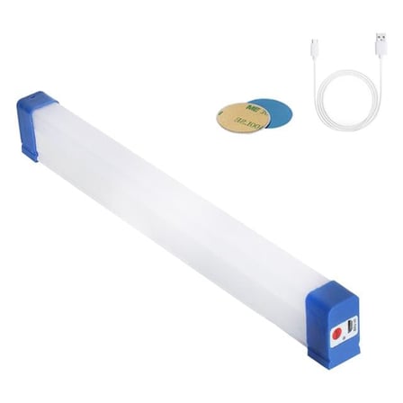 hediyelik BK-300 Mıknatıslı Şarjlı 3 Modlu Solar Beyaz Lamba 32 Cm