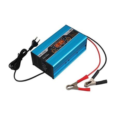 hediyelik PM-1230A 12 Volt 30 Amper LCD Ekranlı Akıllı Akü Şarj Cihazı