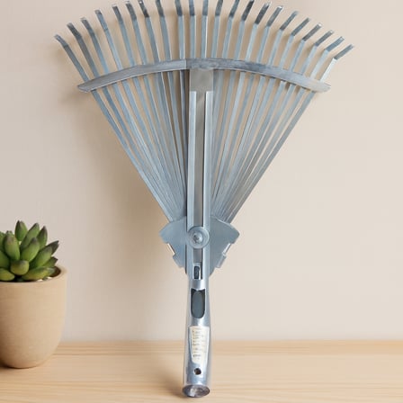 hediyelik Ayarlı 22 Dişli Metal Bahçe Tırmığı