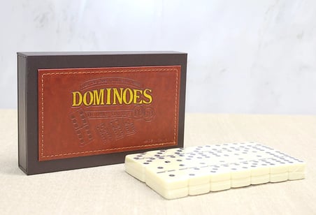 hediyelik Deri Kutulu Domino Oyunu Alk4217