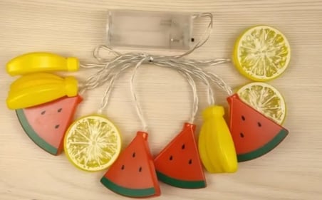 hediyelik 2m 10 Led Karışık Meyveler