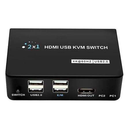 hediyelik PM-11789 4K Hdmi Usb Kvm Switch 2x1