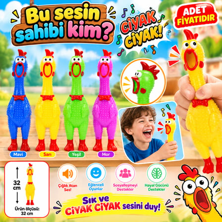 hediyelik 2006650 FİGÜR ÇIĞLIK ATAN TAVUK 4R 12D (adet fiyatıdır)