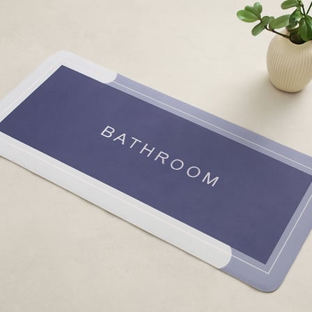 hediyelik Dikdörtgen Su Emici Banyo Paspası 116 x 37.5 cm (Elastik)