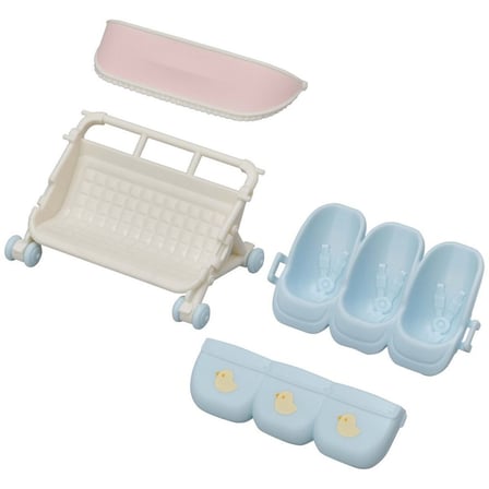 hediyelik 5533 Üçüzler Bakım Seti (figürler dahil değildir) +4 yaş