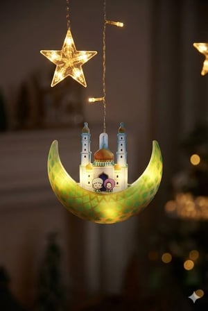 hediyelik Ramazan Perde LED Işık 3 Metre