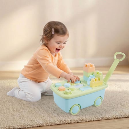 hediyelik 5209 Oyuncak Eğitici İlk Çek Çek Aracım