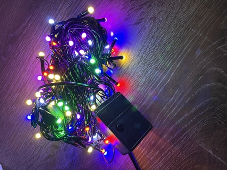 hediyelik 10m 100 Led Damla Uçlu Rgb Işık Siyah Kablo Mz-17-2