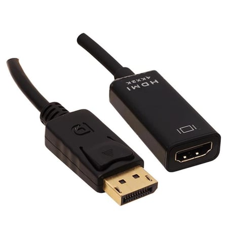 hediyelik PM-14030 Display Port Erkek To HDMI Dişi 4K-2K 25 Cm Çevirici Kablo
