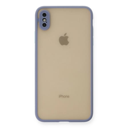 hediyelik Apple İphone Xs Max Kılıf Montreal Silikon Kapak - Gri