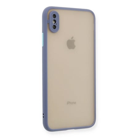 hediyelik Apple İphone Xs Max Kılıf Montreal Silikon Kapak - Gri
