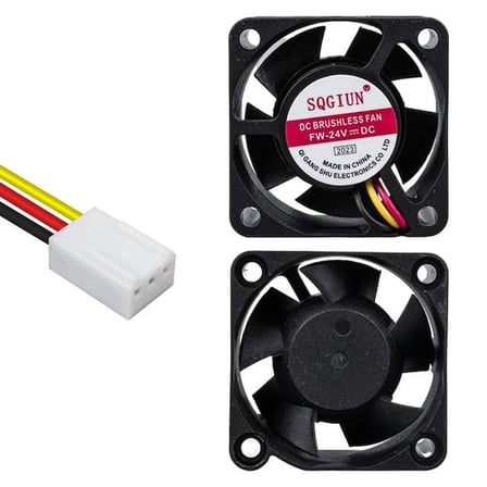 hediyelik IC-216 3P Kablolu 40X40X20 Mm 24 Volt Fırçasız DC Kasa Fanı