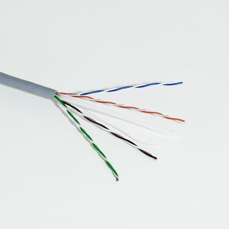 hediyelik FR-CAT601 305MT 0.58MM 23AWG CAT6 Utp Kablo Gri
