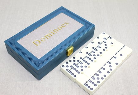 hediyelik Deri Kutulu Domino Oyunu Alk4218