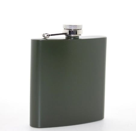 hediyelik Paslanmaz Çelik Tekli 6 Oz Matara Alk2665