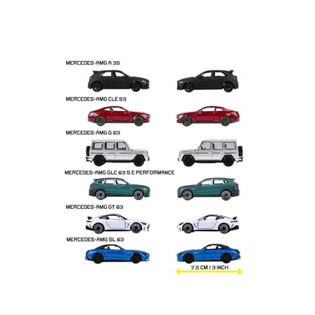 hediyelik 8502100001 AMG Premium Cars 6-asst (adet fiyatıdır)