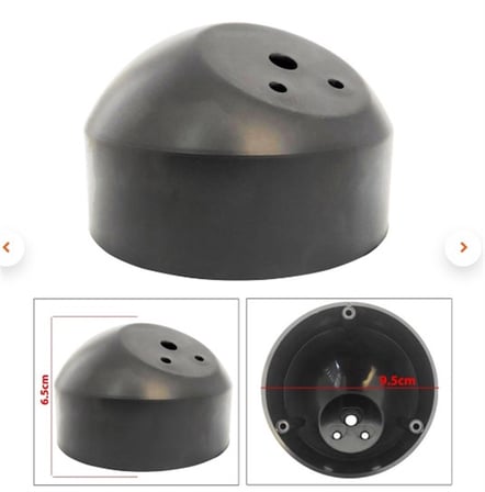 hediyelik Poke PK-5059 10 CM Siyah Dome Tweeter Kabini Yüzey Montaj Podu