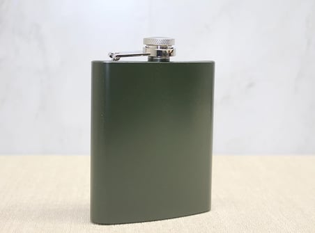 hediyelik Tekli Haki 7 Oz Matara Alk3899