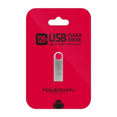 hediyelik Powerway PW-128 128 GB USB 2.0 Flash Bellek