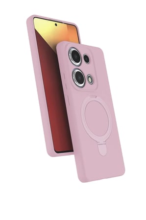 hediyelik Xiaomi Redmi Note 13 Pro 4G Regal Magsafe Standlı Kapak - Açık Pembe