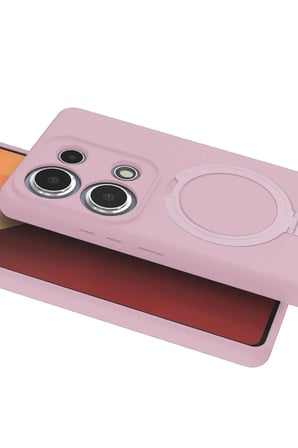 hediyelik Xiaomi Redmi Note 13 Pro 4G Regal Magsafe Standlı Kapak - Açık Pembe