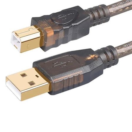 hediyelik PM-29486 Şeffaf Chipset 10 Metre Usb 2.0 Yazıcı Kablosu
