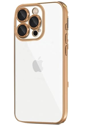 Apple Uyumlu iPhone 16 Pro Max Kılıf Razer Lensli Silikon - Desert