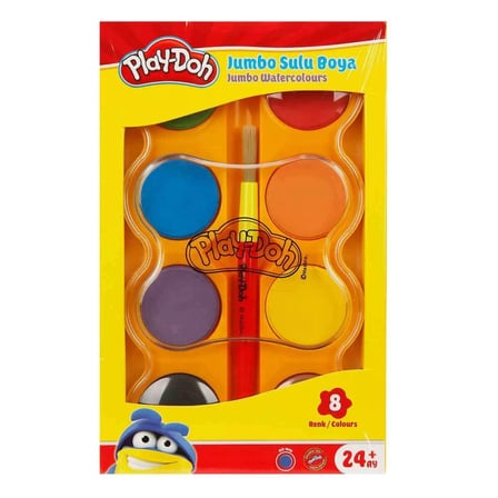 hediyelik Jumbo Sulu Boya 8 Renk