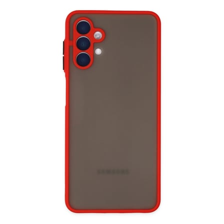 hediyelik Samsung Galaxy A04s Kılıf Montreal Silikon Kapak - Kırmızı