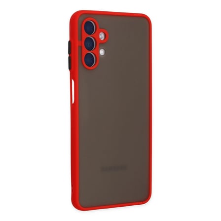 hediyelik Samsung Galaxy A04s Kılıf Montreal Silikon Kapak - Kırmızı