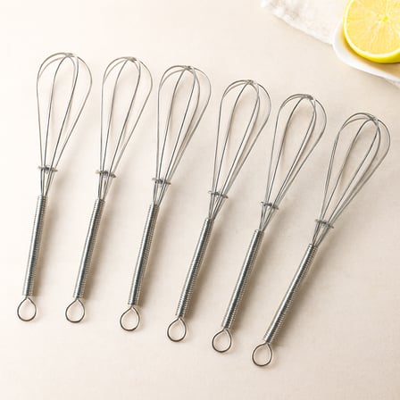 hediyelik Metal Mini Çırpıcı 6'lı - 13 cm