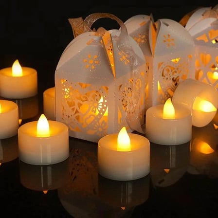 hediyelik Pilli Mum 1.8cm 24'lü Paket