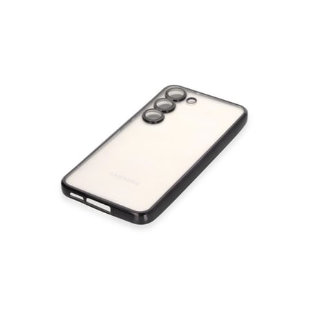 hediyelik Samsung Galaxy S24 Kılıf Razer Lensli Silikon - Siyah