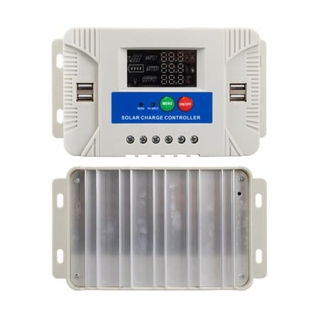 hediyelik PM-40A 12V-24V 40 Amper 4 USB Çıkışlı Dijital Ekranlı Solar Şarj Regülatörü