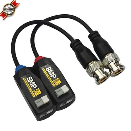 hediyelik 8MP 1080P 2KV 250-400 Metre HD-TVI-CVI-AHD-CVBS HD Video Balun PM-3889
