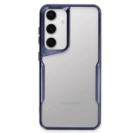 hediyelik Samsung Galaxy S24 Kılıf Boyi Silikon Kapak - Lacivert