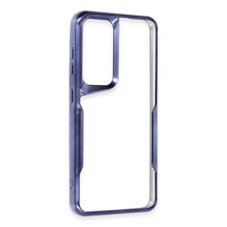 hediyelik Samsung Galaxy S24 Kılıf Boyi Silikon Kapak - Lacivert