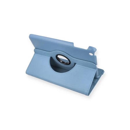 hediyelik Apple iPad Mini 1 Kılıf 360 Tablet Deri Kılıf - Turkuaz